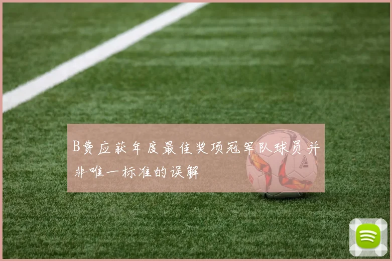 B费应获年度最佳奖项冠军队球员并非唯一标准的误解
