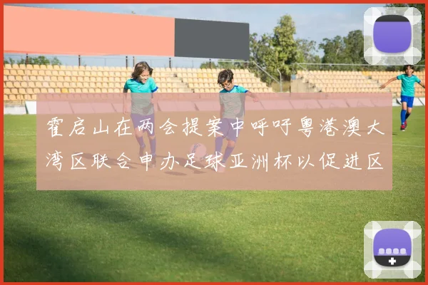 霍启山在两会提案中呼吁粤港澳大湾区联合申办足球亚洲杯以促进区域发展